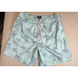 Dockers L Men's Swim Shorts lined 7" Inseam UPF 50+ pkts drawstring. EUC.